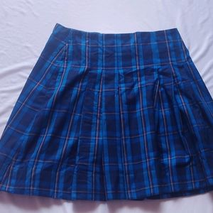 Blue Mini Skirt