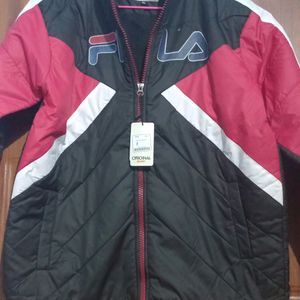 FILA JACKET BLACK AND WHITE, XL Size