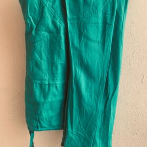 Green Cotton Salwar/ Churidar Chudi Pants