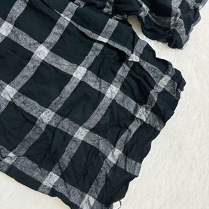 Black Checks Jumpsuit