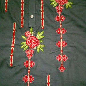 Cotton Embroidered Kurti