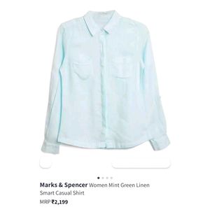 M&S Shirt with FreeBie (matching earrings)