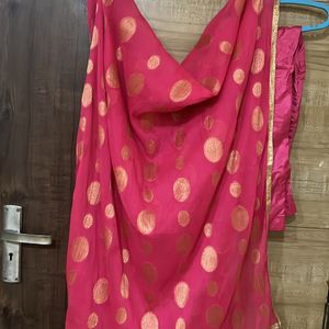 Gajri Pink Tailor Maid Salwar Suit