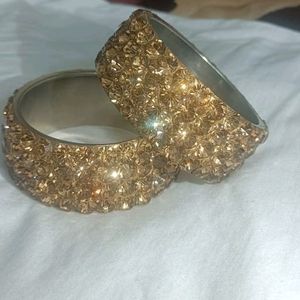 Golden Stone Bangles