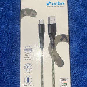 URBN Type-C USB 3.4 Amp | 25W Fast Charging Cable