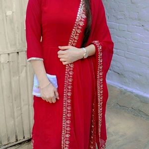 Kurti Palazzo With Dupatta