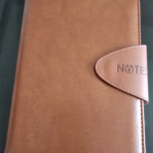 Diary With Leather Cover