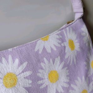 Ecoright Lilac Baguette Shoulder Bag