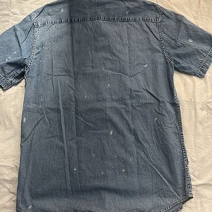 Designer denim shirt - Rarely Wore -M -Size