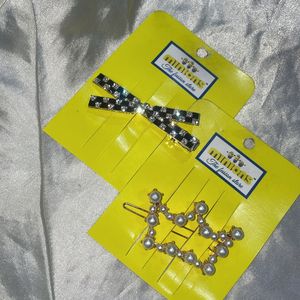 Stone Hair Pins