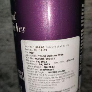 Bbw A Thousand Christmas Wishes Body Mist