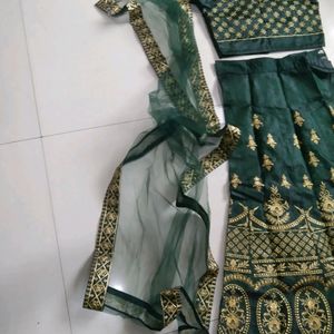 Green Lehenga