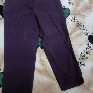 Cantabil Brand Wine Capri In 32 Waist