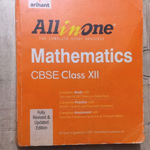 All In One Mathematics Class 12