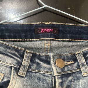 Straight fit denim