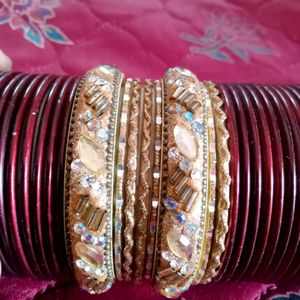 Set of bangles brought for a program once used only