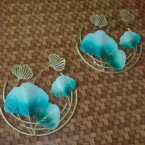 Pack Of 2 Metal Wall Hanging