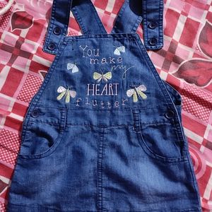 Applique Pinafore Dress