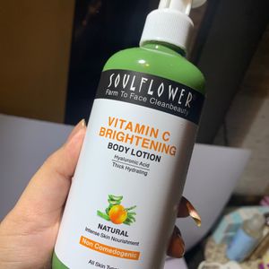 Soulflower Vitamin C Brightening Body Lotion