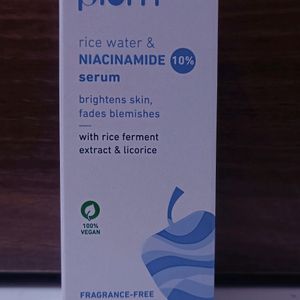 Plum Rice Water Niacinamide 10% Face Serum