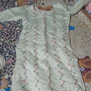 This Is Georgette Kurti And Paint Trouser.