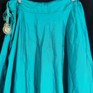 Cyan Ethnic Skirt (Women)