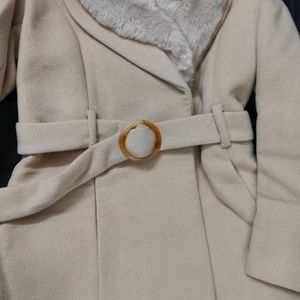 Madame Off White Overcoat