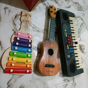 Piano, Guitar, Xylophone