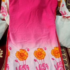 Beautyful Kurti Pink White 🤍💓