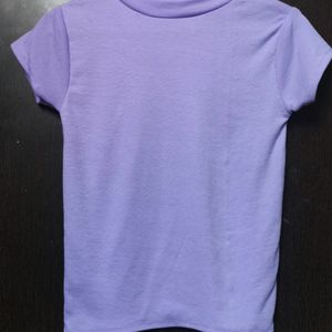 Half Sleeves Lavender Thrifted Top