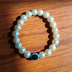 Pearl Evileye Bracelet