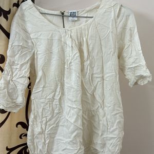 Vero Moda White Color Top