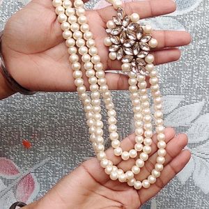 Beautiful Long Pearl Necklace