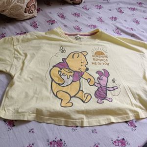 Cute Pooh Crop Top