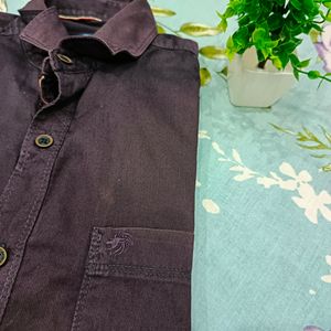 Dark Wine Casual Shirt