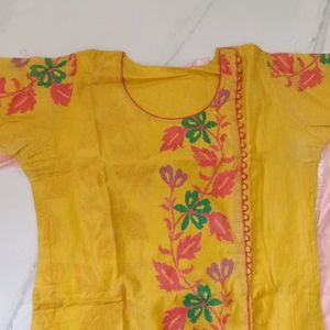 Chanderi Silk Kurti