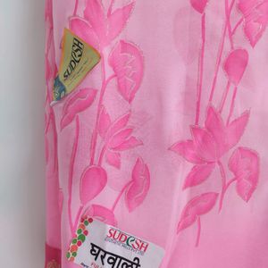 New Pink Saree