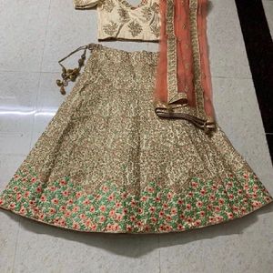 Designer Bridal Lehenga Choli Dupatta Set