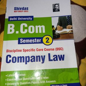 Du B.Com Program (Pack Of 3) 1 Ans 2 Semester