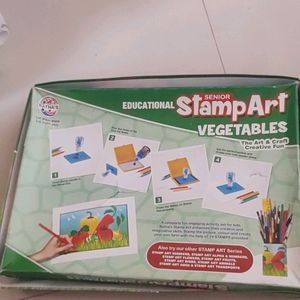 Vegetable Stamp Art Education Learning Game...