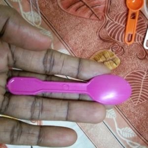 Set Of Plastic Spoons