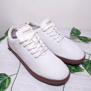 Newman's Branded Comfort Off-white Shoe Size-8