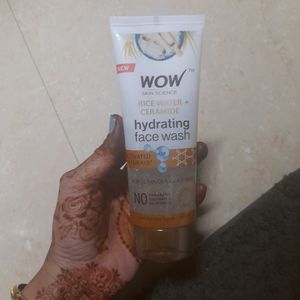 Wow Rice  Water Hydrating Face Wash