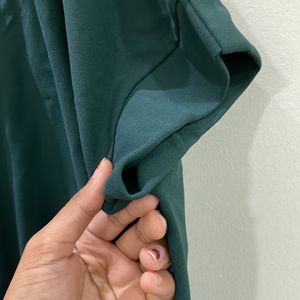 Elegant Dark Green Colour Dress
