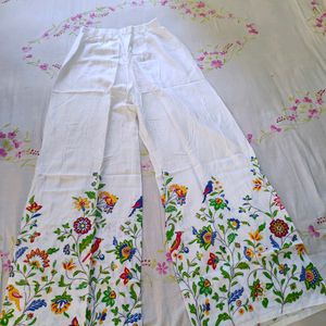 White Kurti & Palazzo Set