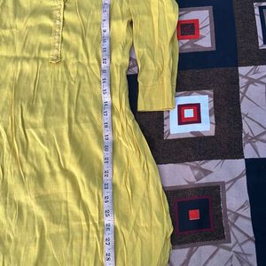 YELLOW KURTA