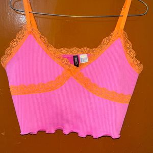 H&m Pink Crop Top