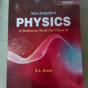 S.L. Arora Physics Reference Book For Class XI