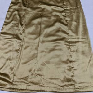 Golden Satin Underskirt