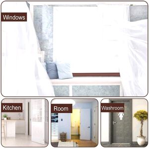 2 Pcs Washable Fabric Under Door Twin Draft Guard